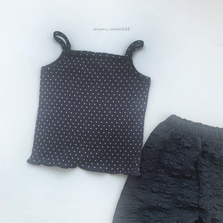 Mimi Market - Korean Baby Fashion - #onlinebabyshop - Dot String Sleeveless Tee - 5