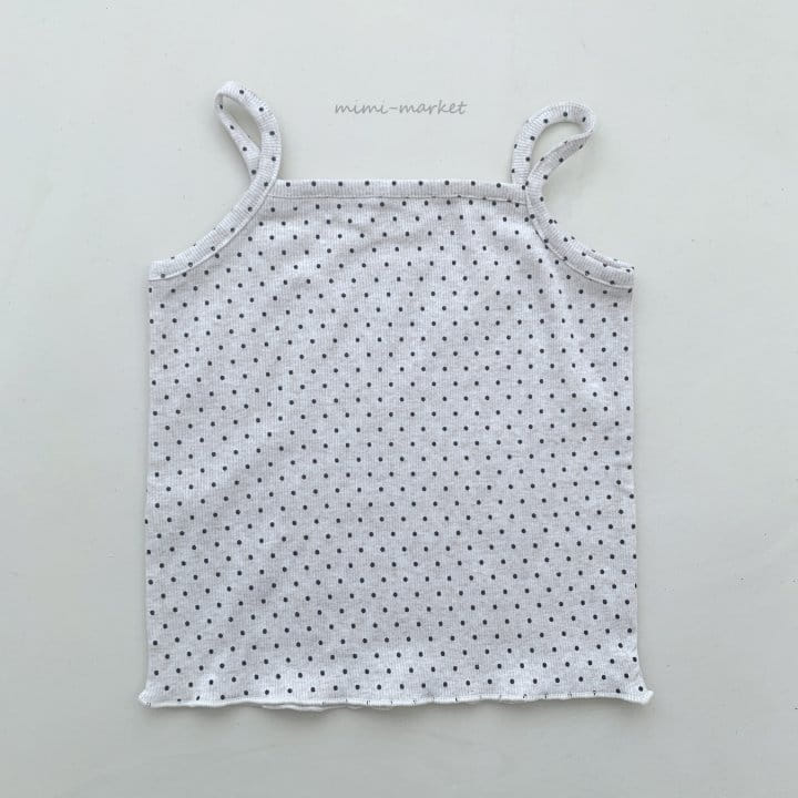 Mimi Market - Korean Baby Fashion - #smilingbaby - Dot String Sleeveless Tee - 6