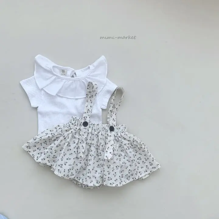 Mimi Market - Korean Baby Fashion - #smilingbaby - Frill Collar Tee - 5
