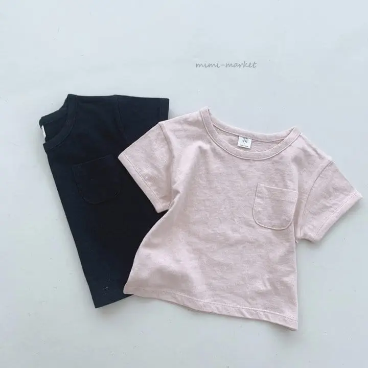 Mimi Market - Korean Baby Fashion - #smilingbaby - Pocket Short Sleeve Tee - 9