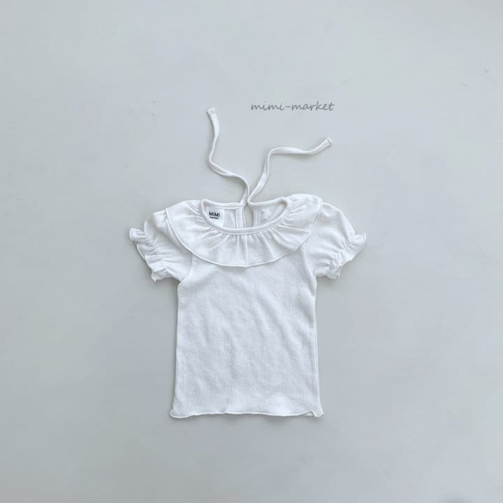 Mimi Market - Korean Children Fashion - #designkidswear - Sunny Frill Tee  - 3