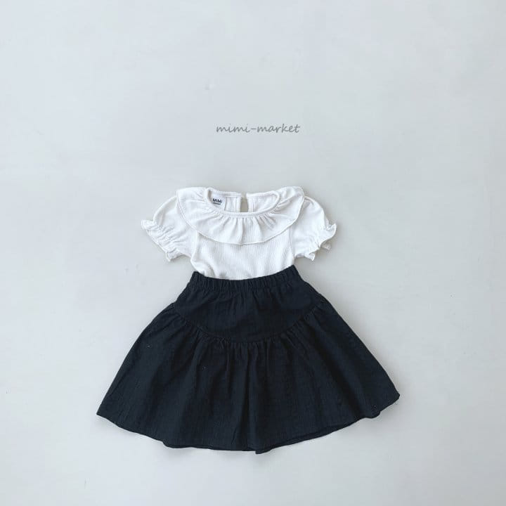 Mimi Market - Korean Children Fashion - #kidzfashiontrend - Sunny Frill Tee  - 8
