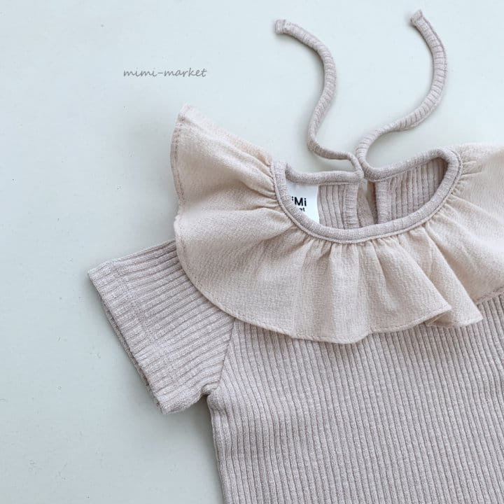 Mimi Market - Korean Children Fashion - #littlefashionista - Frill Collar Tee - 9