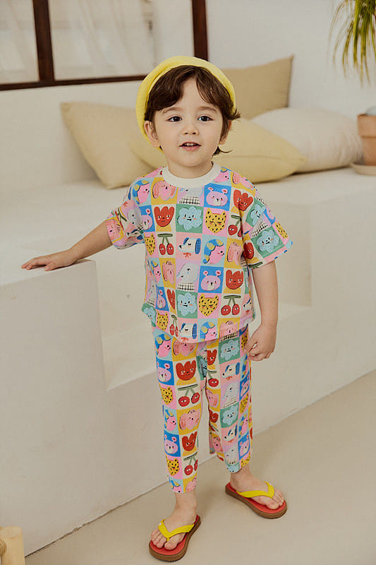 Mimico - Korean Children Fashion - #childrensboutique - Check Car Tee - 2