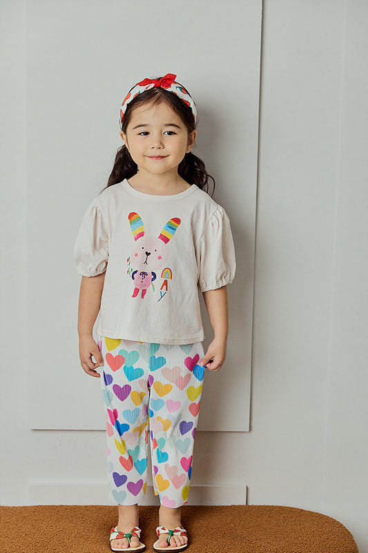 Mimico - Korean Children Fashion - #kidsshorts - Rabbit Tee - 9