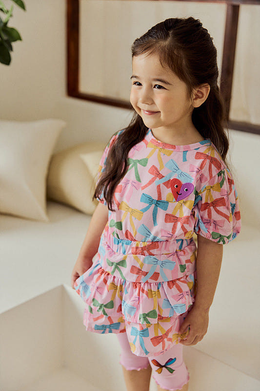 Mimico - Korean Children Fashion - #kidsshorts - Ribbon Kan Kan Skirt Leggings - 9