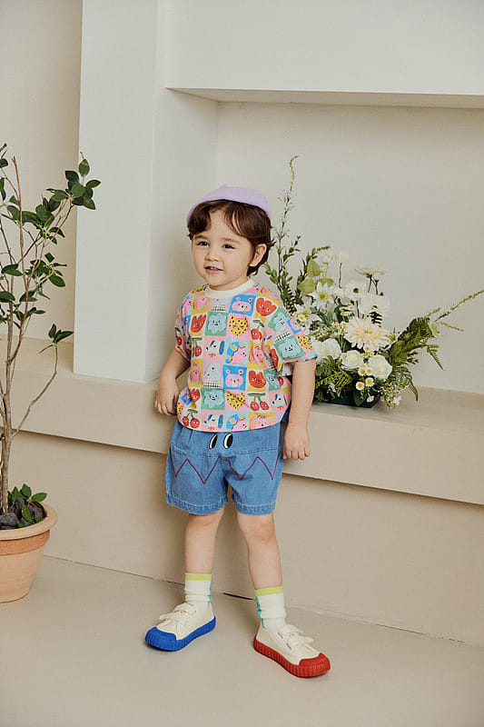 Mimico - Korean Children Fashion - #kidsstore - Check Car Tee - 7