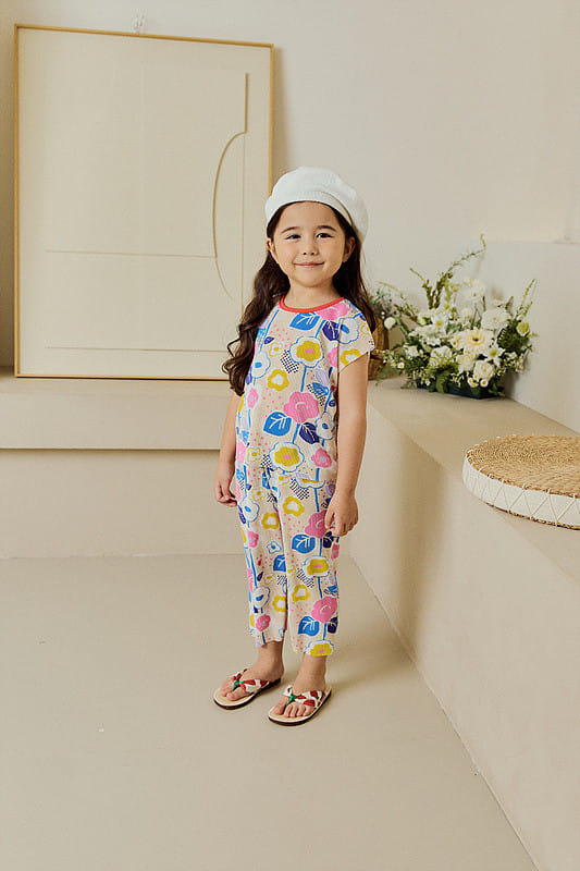 Mimico - Korean Children Fashion - #littlefashionista - Wrinkle Top Bottom Set - 10
