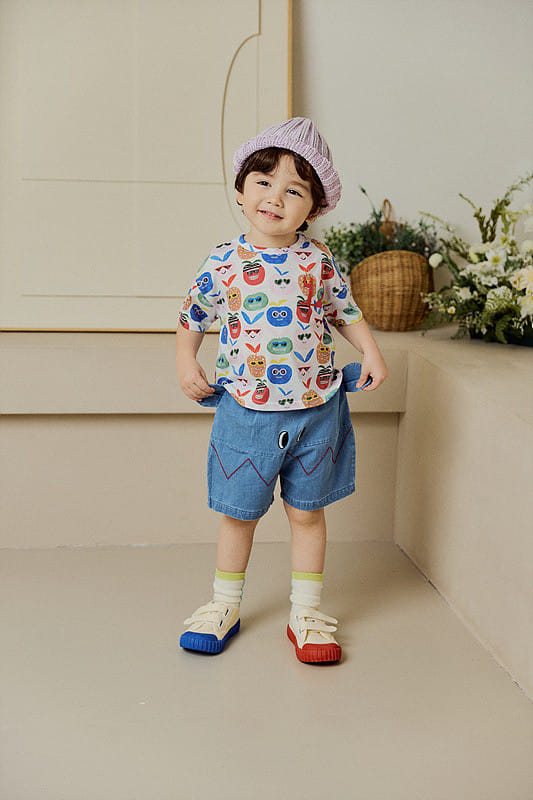 Mimico - Korean Children Fashion - #littlefashionista - Cool Denim Pants - 5