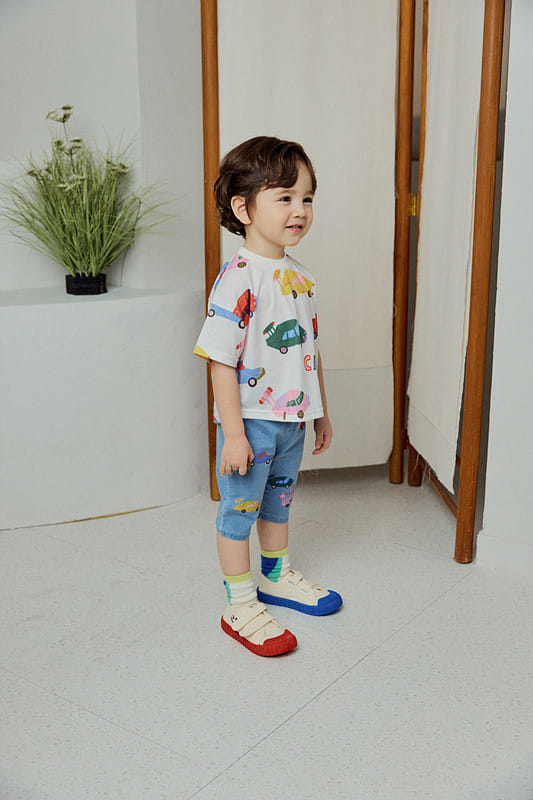 Mimico - Korean Children Fashion - #littlefashionista - Check Car Tee - 10