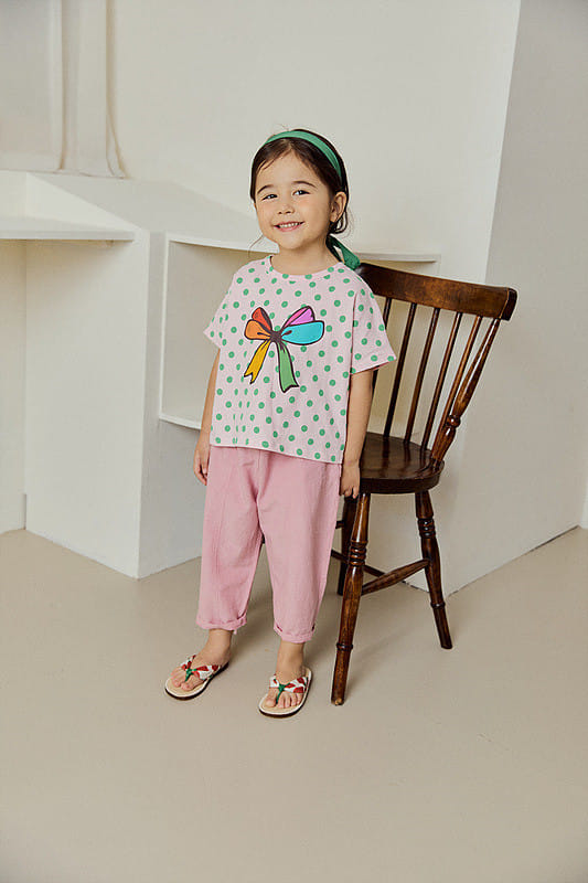 Mimico - Korean Children Fashion - #prettylittlegirls - Dot Tee - 3