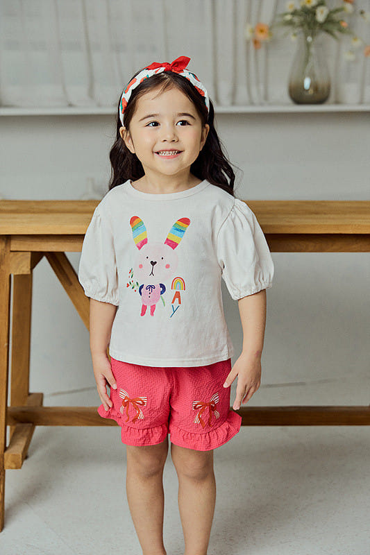 Mimico - Korean Children Fashion - #prettylittlegirls - Rabbit Tee - 2