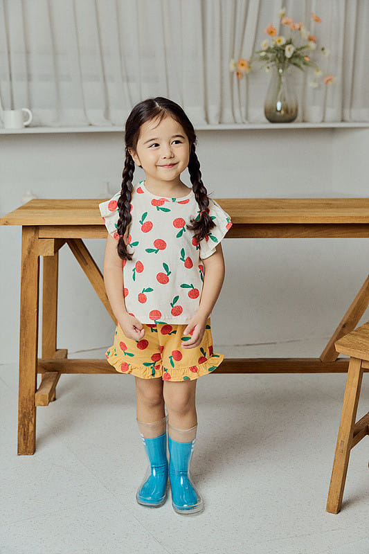 Mimico - Korean Children Fashion - #stylishchildhood - Mini Apple Tee