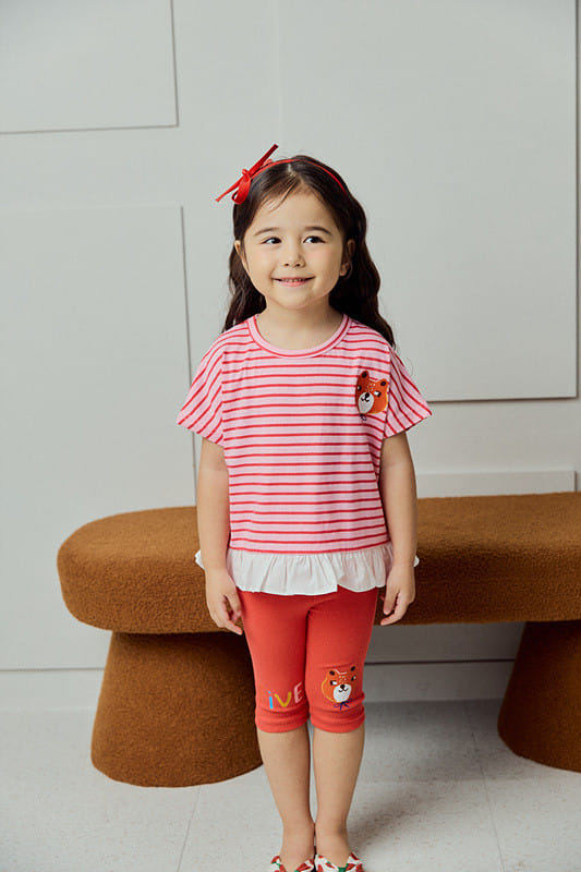Mimico - Korean Children Fashion - #todddlerfashion - Bear Flower Tee - 7