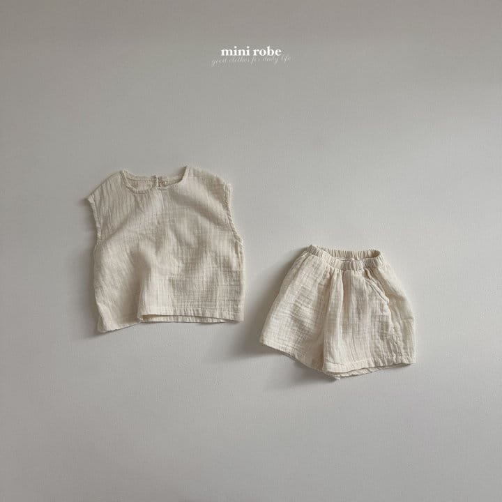 Mini Robe - Korean Baby Fashion - #onlinebabyshop - Bon Bon Sleeveless Tee - 4