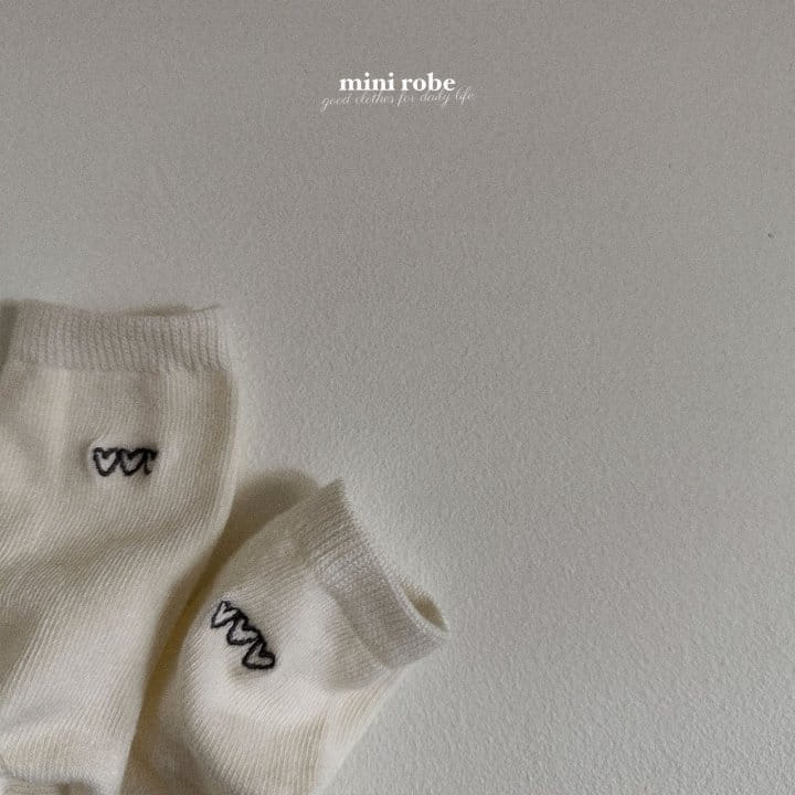 Mini Robe - Korean Baby Fashion - #babyboutiqueclothing - Love You Socks Set - 6