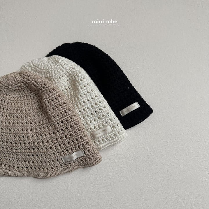 Mini Robe - Korean Baby Fashion - #babyclothing - Bears Knit Bucket Hat