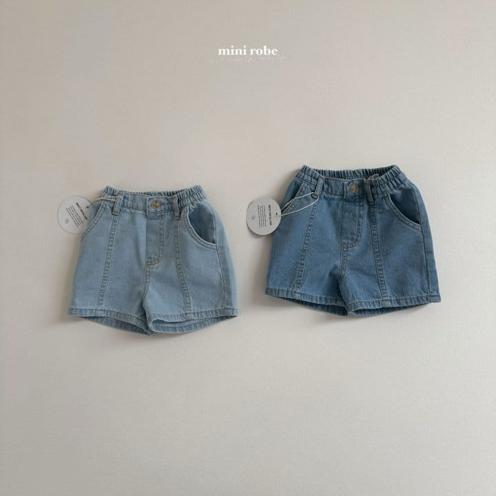 Mini Robe - Korean Baby Fashion - #babylifestyle - Billy Denim Shorts - 2