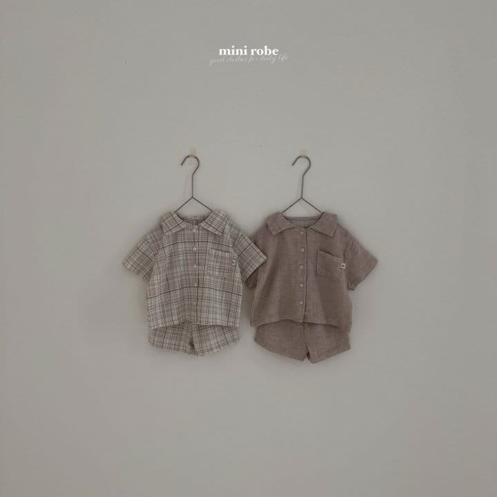 Mini Robe - Korean Baby Fashion - #babylifestyle - Noa Sailor Top Bottom Set