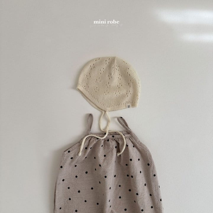 Mini Robe - Korean Baby Fashion - #babylifestyle - L Dongle Beanie - 3