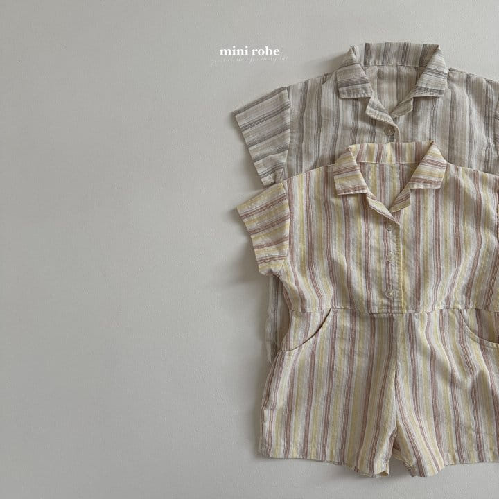 Mini Robe - Korean Baby Fashion - #babyoutfit - Kiki ST Body Suit