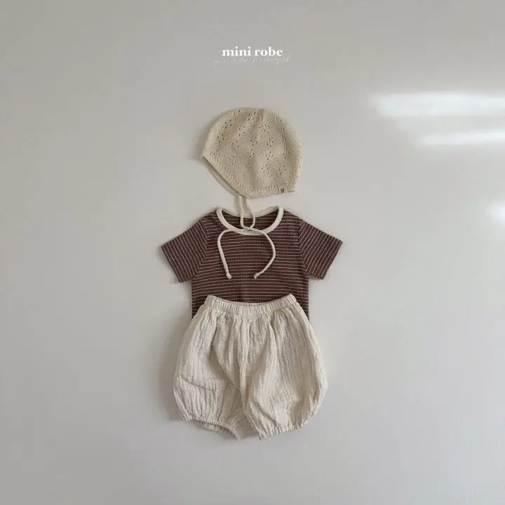 Mini Robe - Korean Baby Fashion - #onlinebabyboutique - Bubble Bloomers - 11
