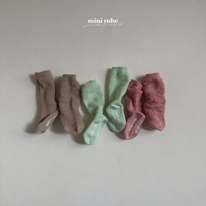 Mini Robe - Korean Baby Fashion - #onlinebabyboutique - Cotton Candy Socks Set - 5