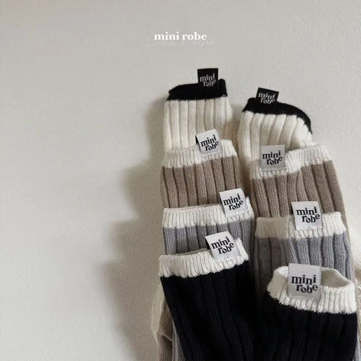 Mini Robe - Korean Baby Fashion - #onlinebabyboutique - Baba Socks Set