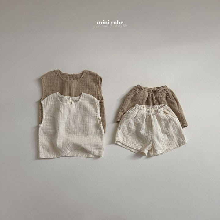 Mini Robe - Korean Baby Fashion - #onlinebabyshop - Bon Bon Sleeveless Tee - 3
