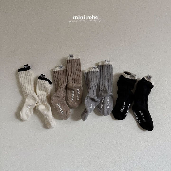 Mini Robe - Korean Baby Fashion - #onlinebabyshop - Baba Socks Set - 2