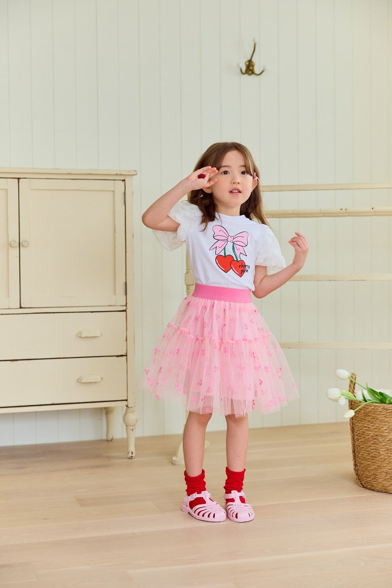 Miniature - Korean Children Fashion - #Kfashion4kids - Cherry Good Tee - 5