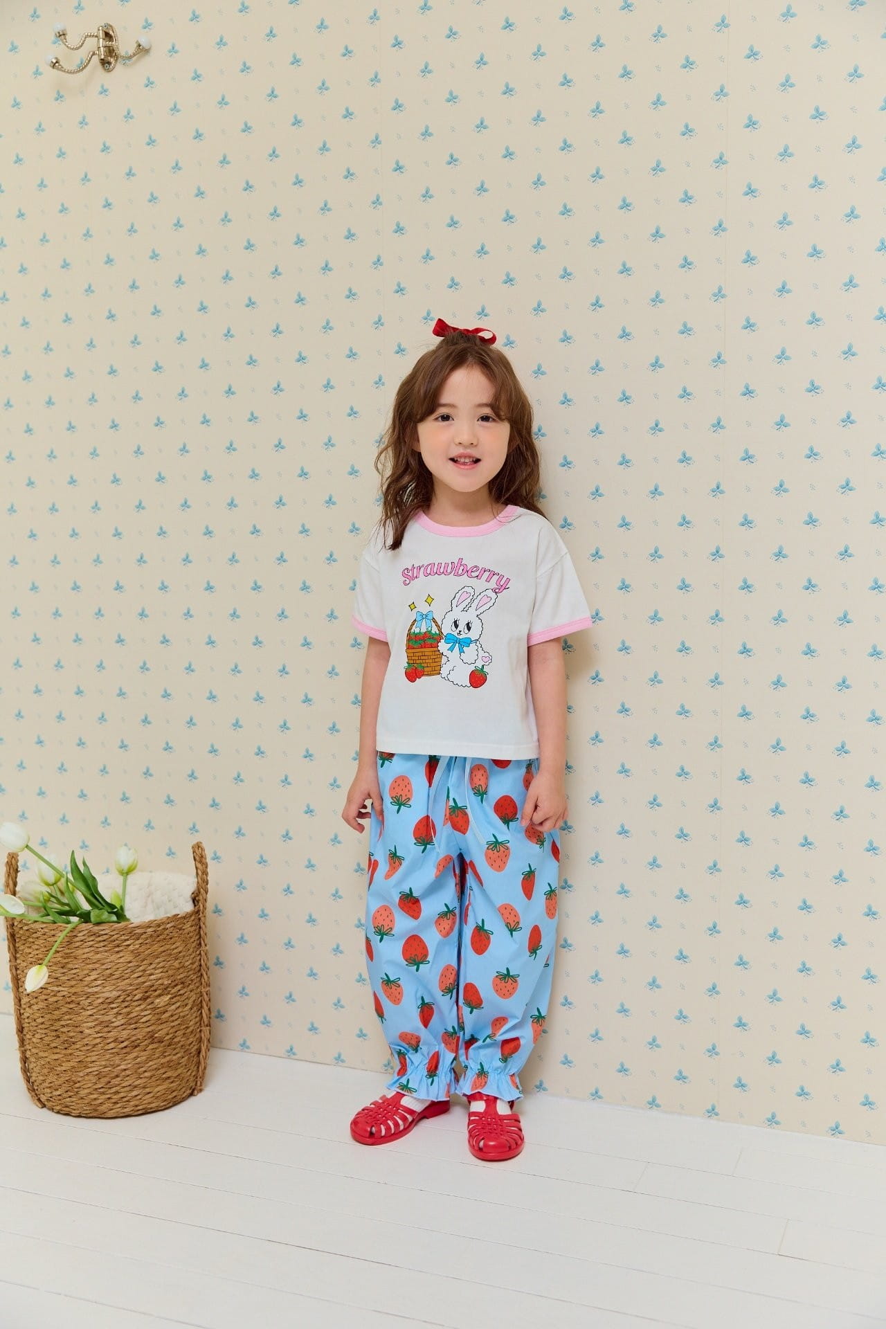 Miniature - Korean Children Fashion - #kidzfashiontrend - Bunny Strawberry Tee - 4