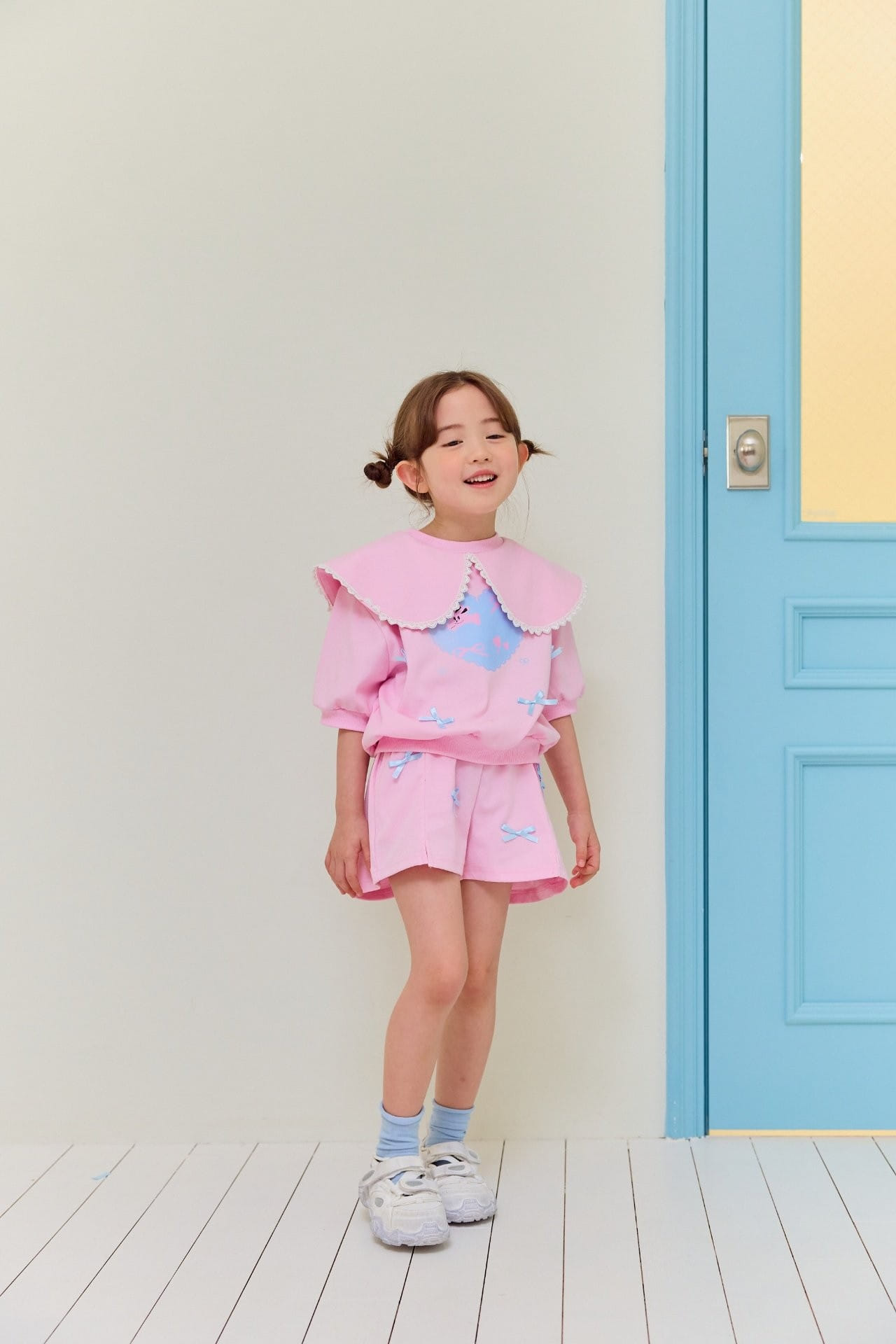 Miniature - Korean Children Fashion - #childofig - Yogurt Top Bottom Set - 6