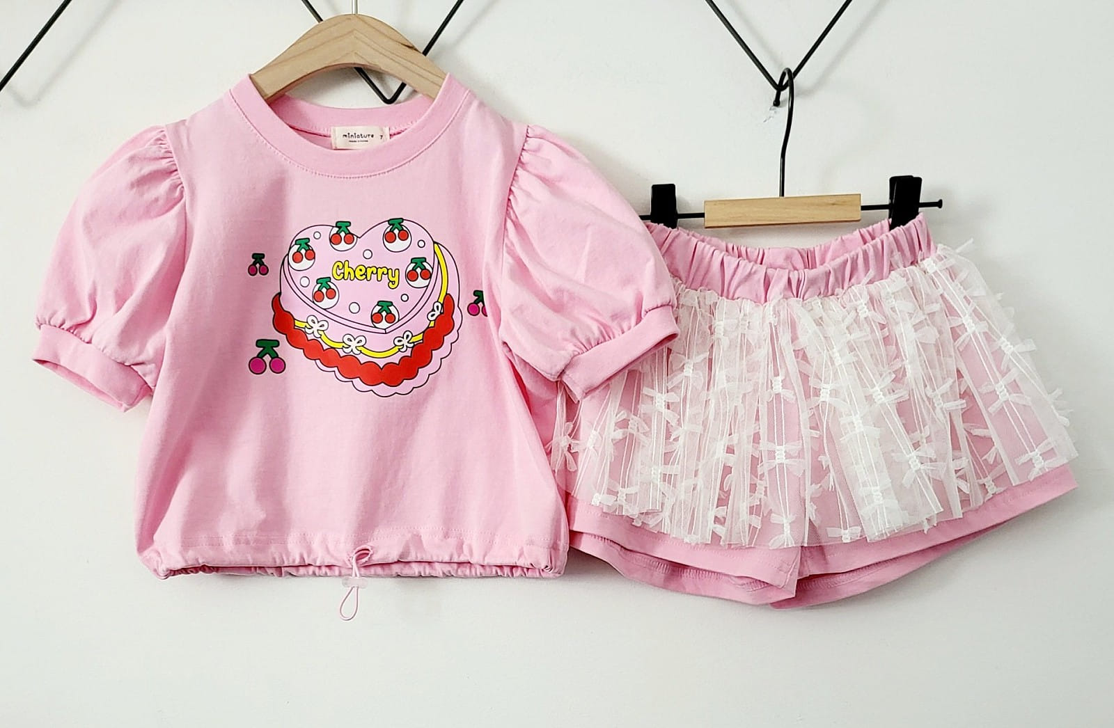 Miniature - Korean Children Fashion - #childofig - Shining Top Bottom Set - 2
