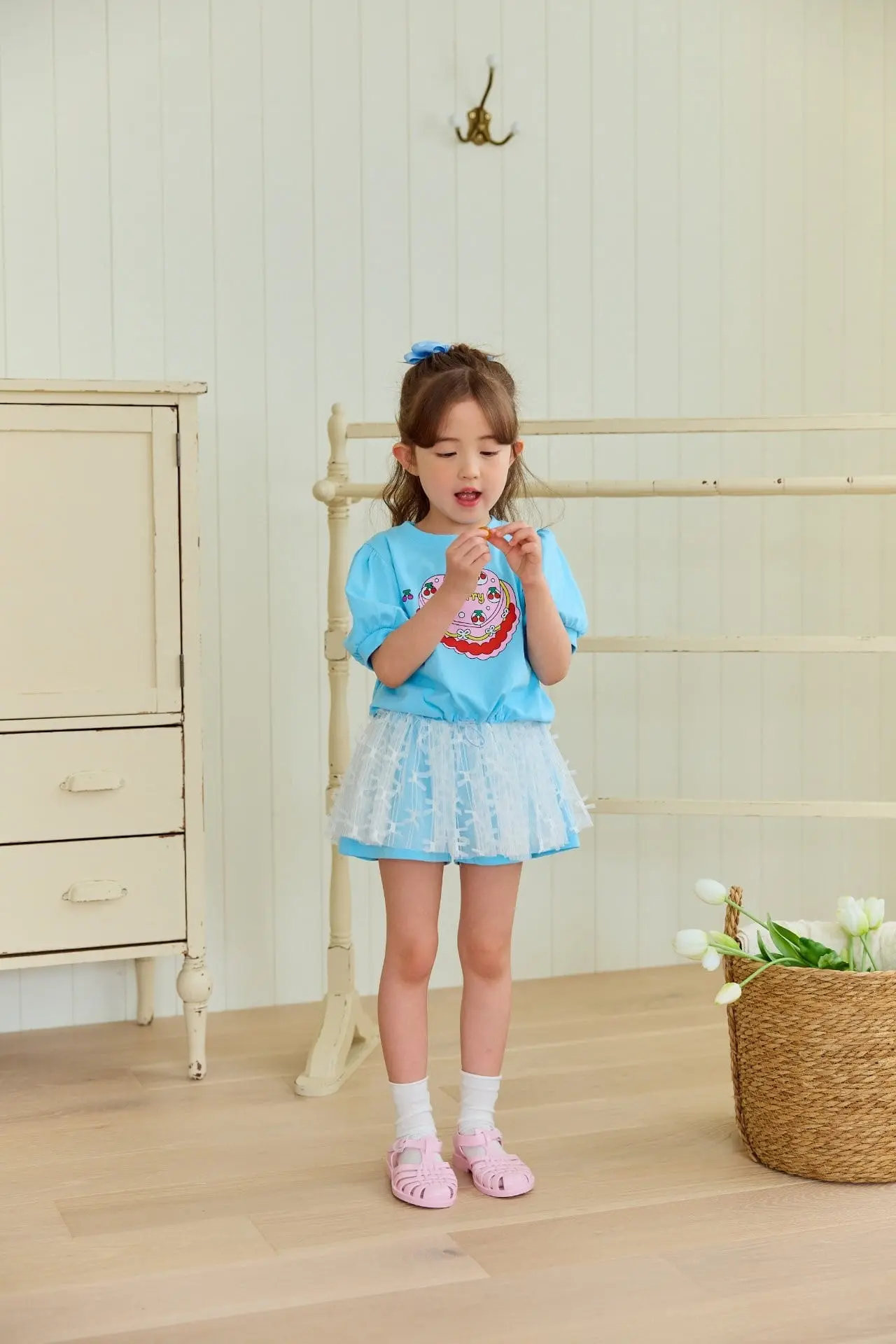 Miniature - Korean Children Fashion - #childofig - Shining Top Bottom Set - 4
