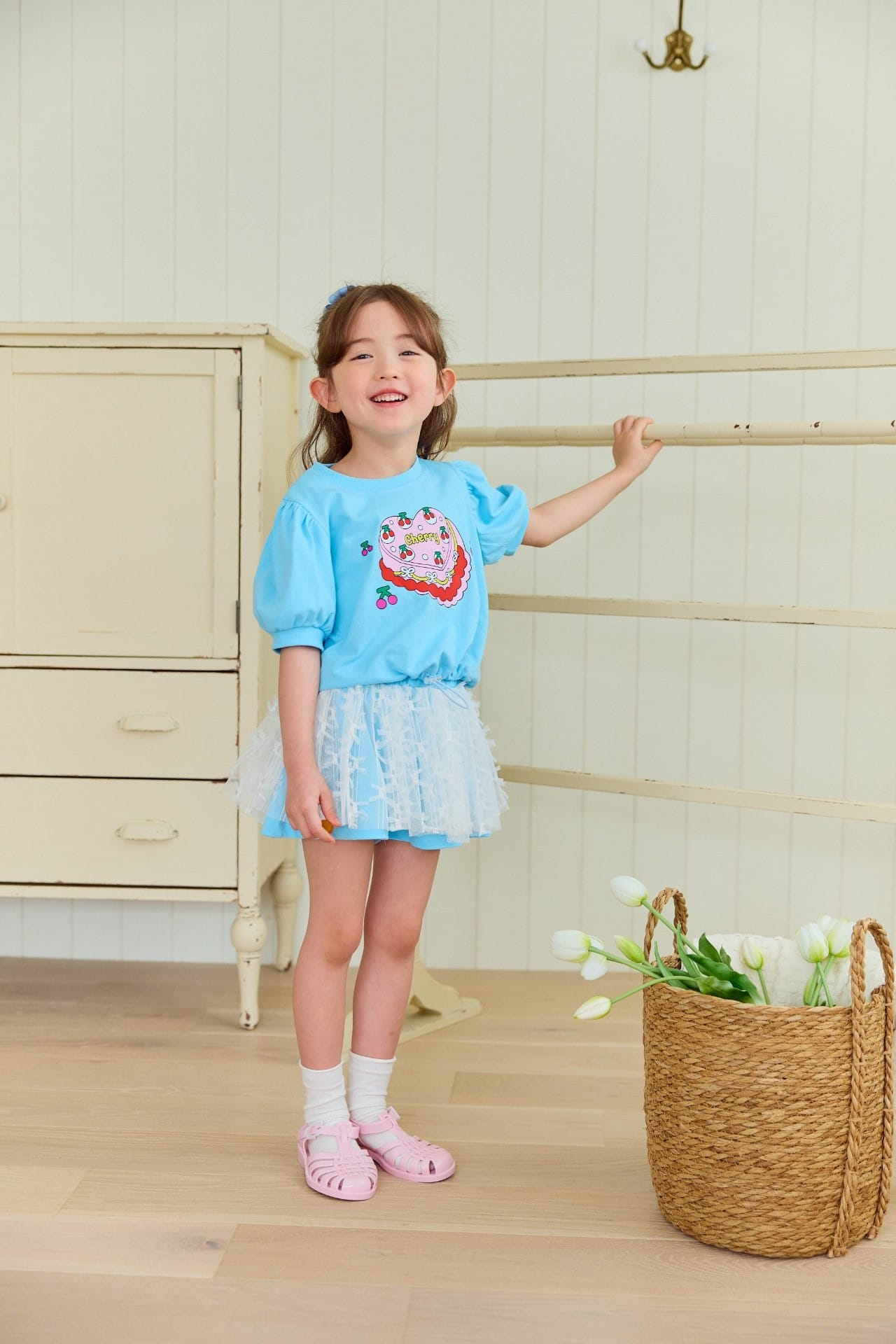 Miniature - Korean Children Fashion - #discoveringself - Shining Top Bottom Set - 6