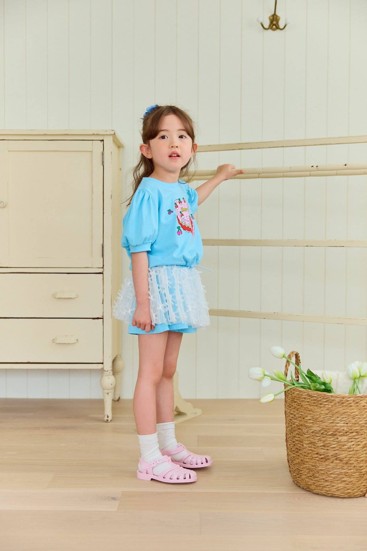 Miniature - Korean Children Fashion - #kidsshorts - Shining Top Bottom Set - 8