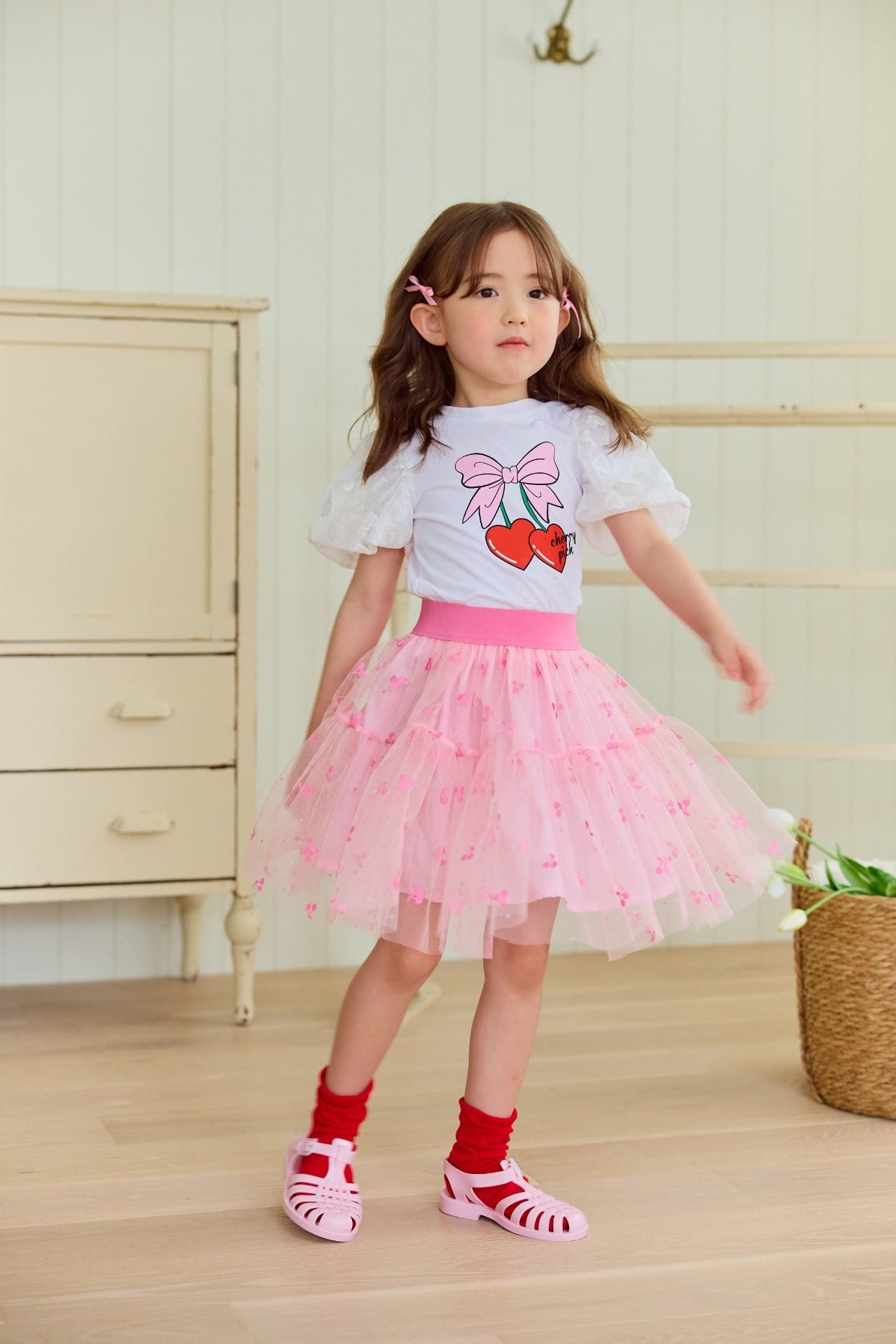 Miniature - Korean Children Fashion - #kidsstore - Cherry Good Tee - 4