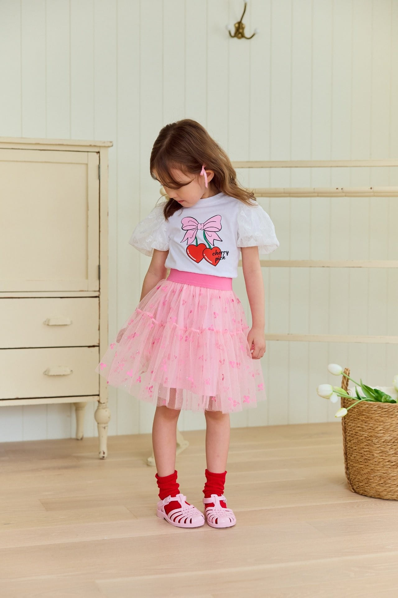 Miniature - Korean Children Fashion - #littlefashionista - Cherry Good Tee - 6