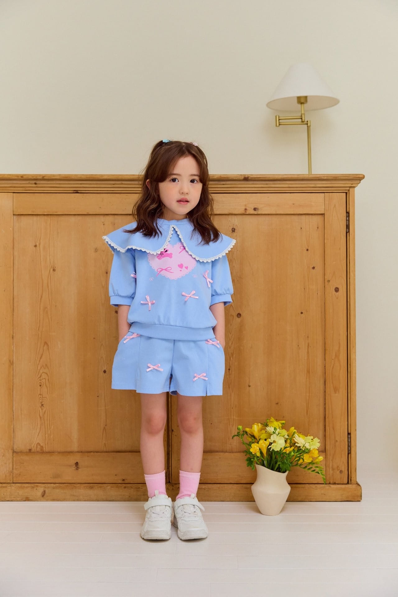 Miniature - Korean Children Fashion - #magicofchildhood - Yogurt Top Bottom Set - 4