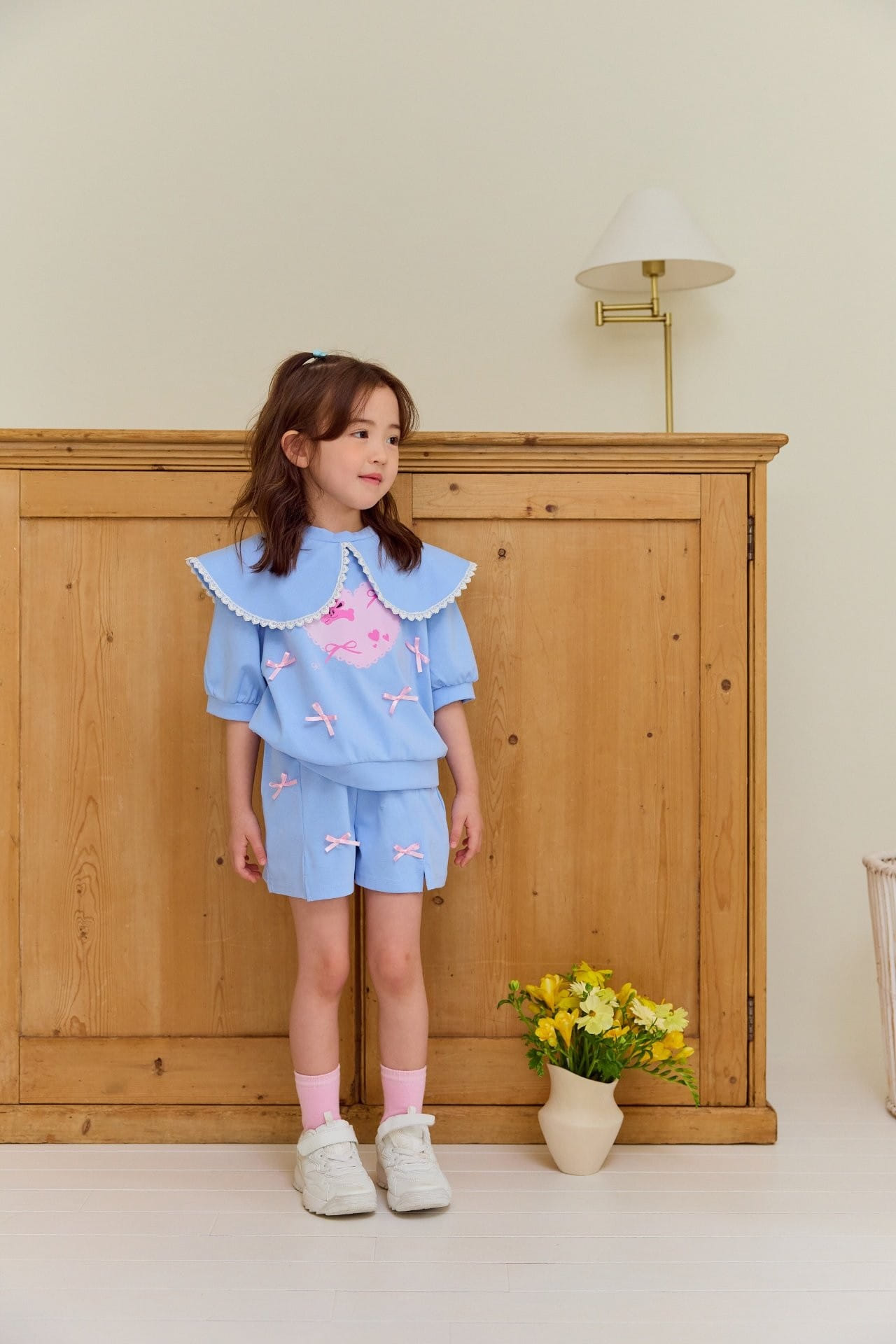 Miniature - Korean Children Fashion - #prettylittlegirls - Yogurt Top Bottom Set - 5