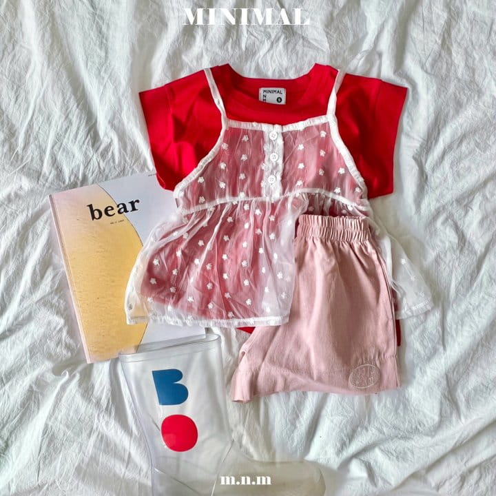 Minimal - Korean Children Fashion - #kidsshorts - Flower Layered Blanc - 9