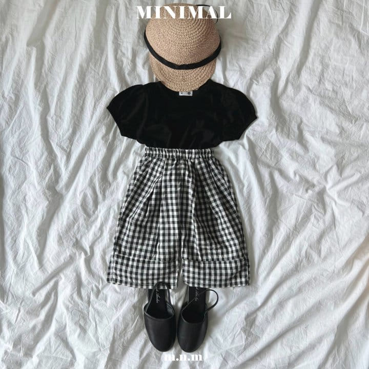Minimal - Korean Children Fashion - #minifashionista - Check Volum Pants - 4
