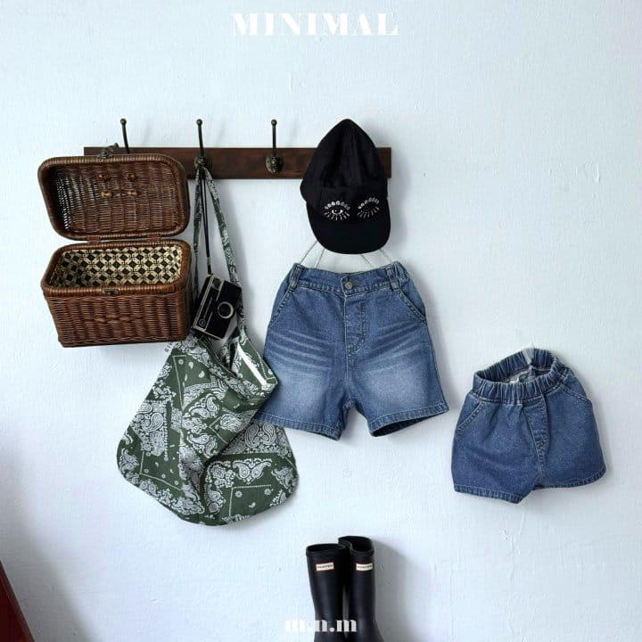 Minimal - Korean Children Fashion - #stylishchildhood - Con Denim Shorts - 8