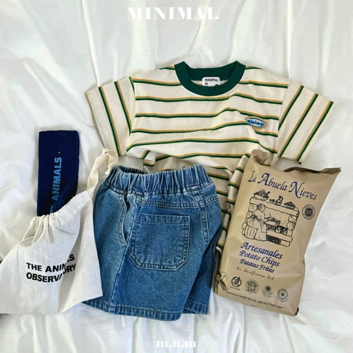 Minimal - Korean Children Fashion - #toddlerclothing - Con Denim Shorts - 7