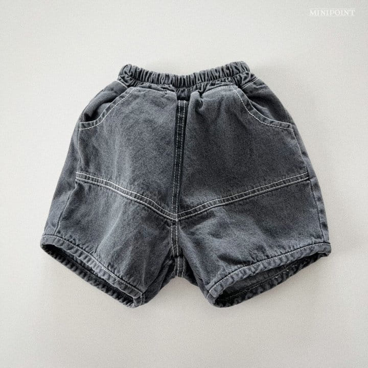 Minipoint - Korean Children Fashion - #childrensboutique - Denim  Pants - 2