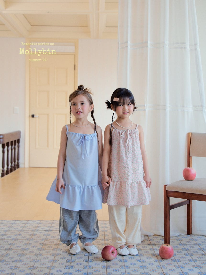 Mollybin - Korean Children Fashion - #Kfashion4kids - Lace Rib Jogger With Mom - 8