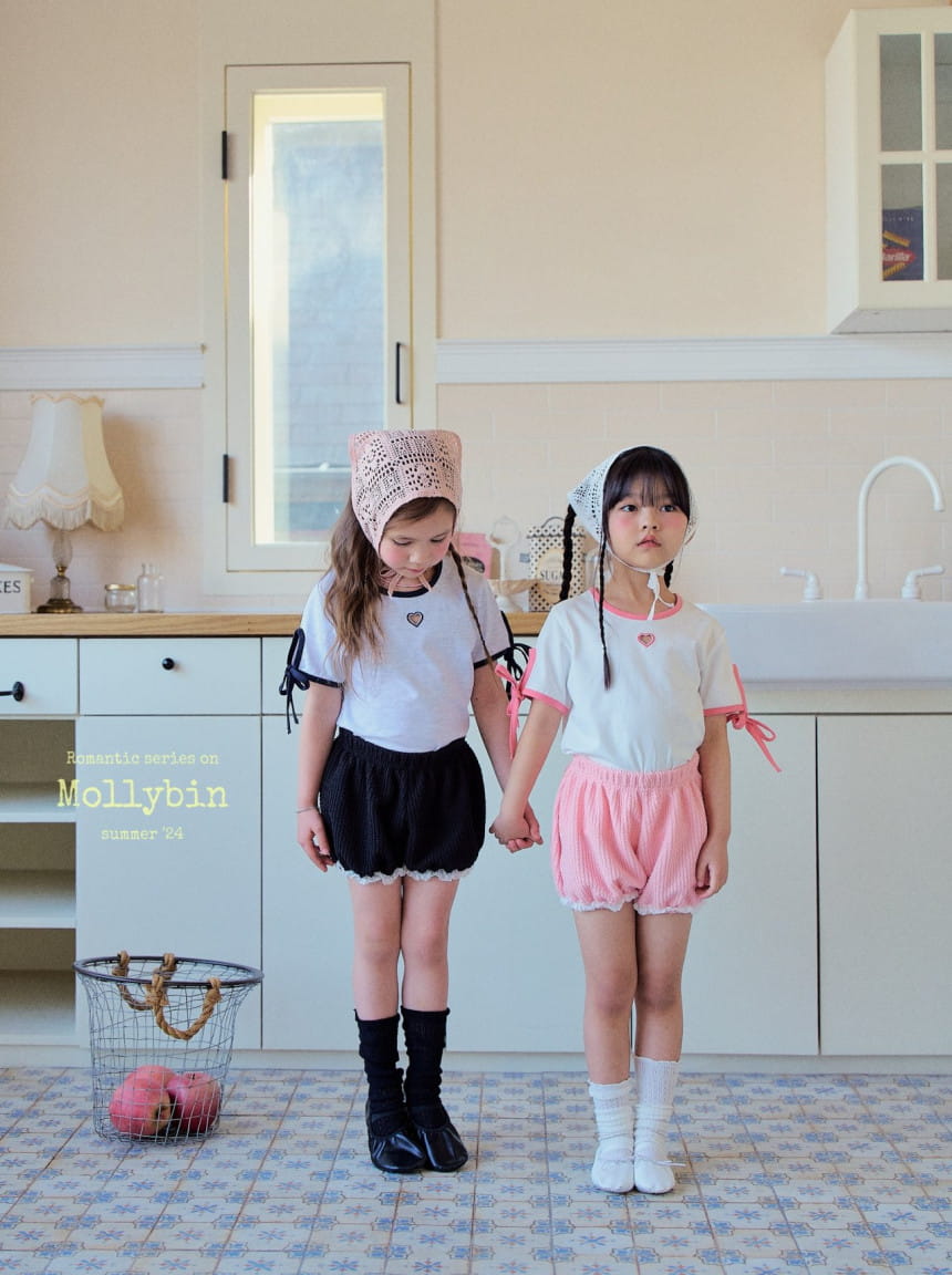 Mollybin - Korean Children Fashion - #Kfashion4kids - Heart Punching Tee - 5