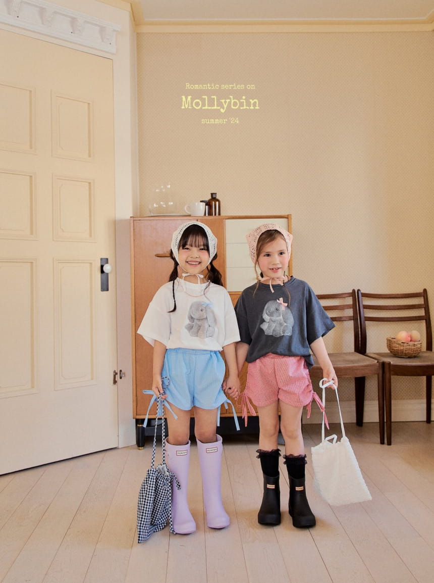 Mollybin - Korean Children Fashion - #kidzfashiontrend - Alice Shirring Shorts - 4