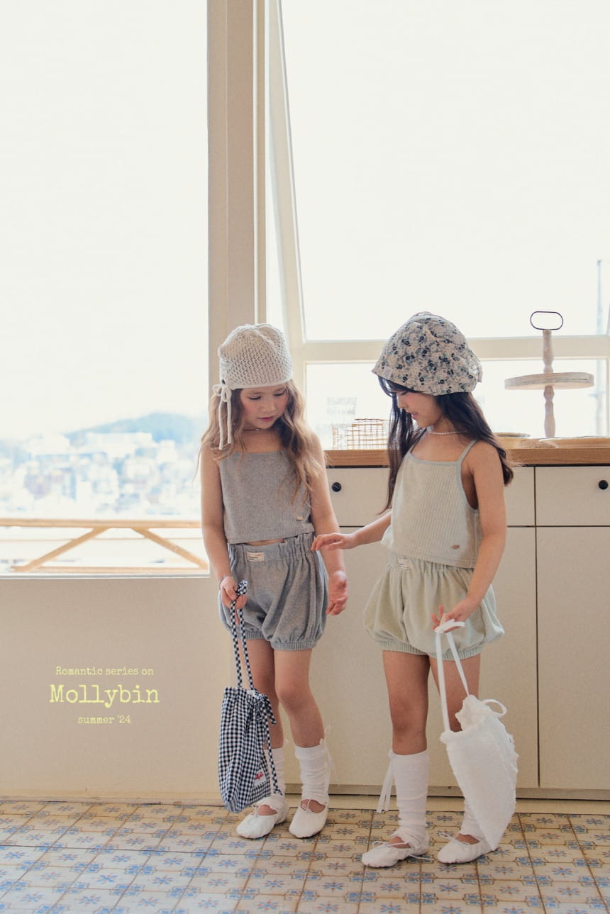 Mollybin - Korean Children Fashion - #Kfashion4kids - Wendy Terry Half Pants - 9